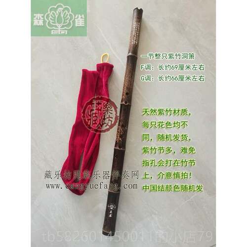 高档包邮初森雀洞入萧 一整祇紫竹洞萧八孔节F调G调学者门级