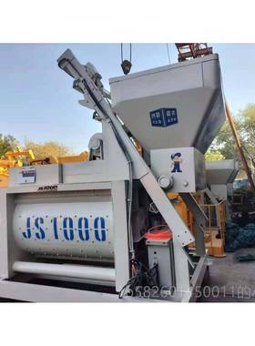 高档JS500制混凝土拌机0双卧轴750搅拌机100型全自动商砼搅强拌搅