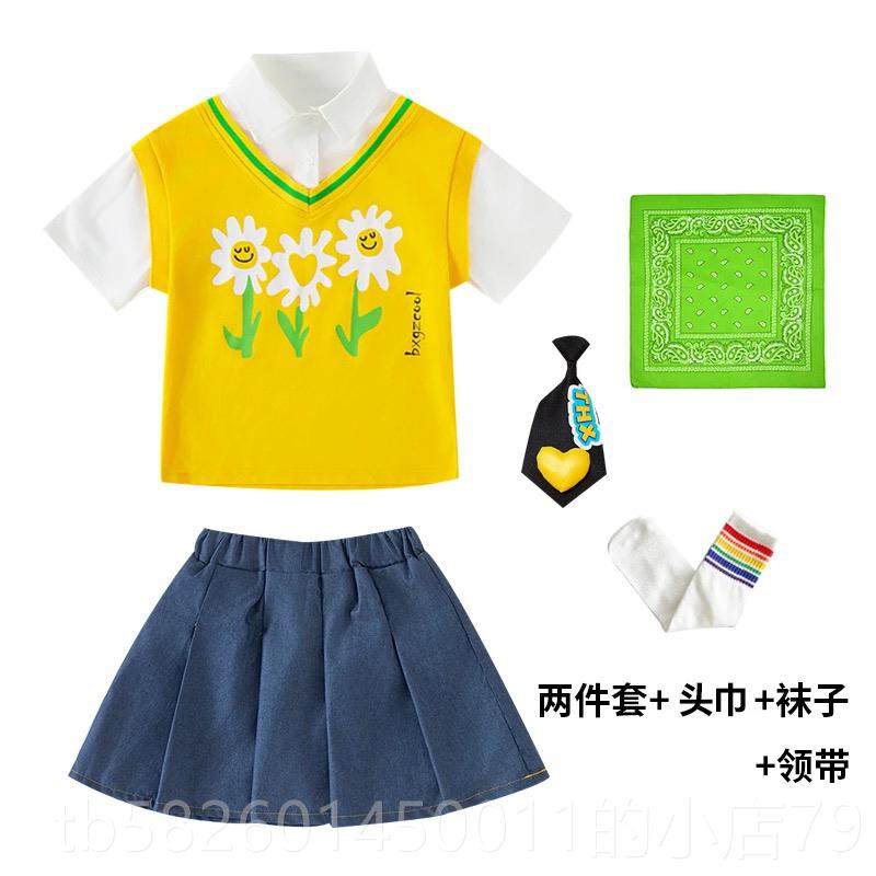 高档六一童啦合啦队演出服幼儿园男女儿童舞服小学生唱新款表演服