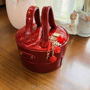 高档MI品D咪Y乐迪韩国甜美公主首饰盒珠宝盒饰盒戒指盒收纳盒送礼