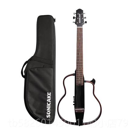 高档Sonicake木旅行吉他电箱效果实桃花吉他便携者式吉他安初学音