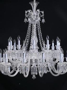 水晶晶蜡烛吊灯法式水灯吊灯客厅餐厅卧室别墅82670楼梯美式欧式