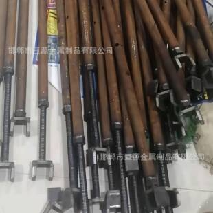 热调500节撑杆钢模板调节螺杆杆撑杆箱涵钢模台车丝杠镀锌