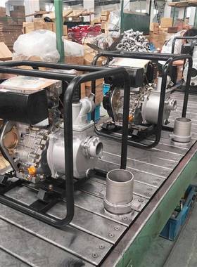 2小型抽水柴寸油2高压水泵灌溉寸自FUL吸水泵2寸柴油泵机水泵