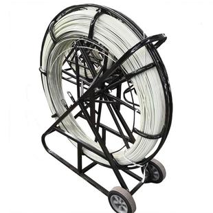 电工穿线工具线玻璃钢管道穿器引线器通穿管器1信1 100米738带架