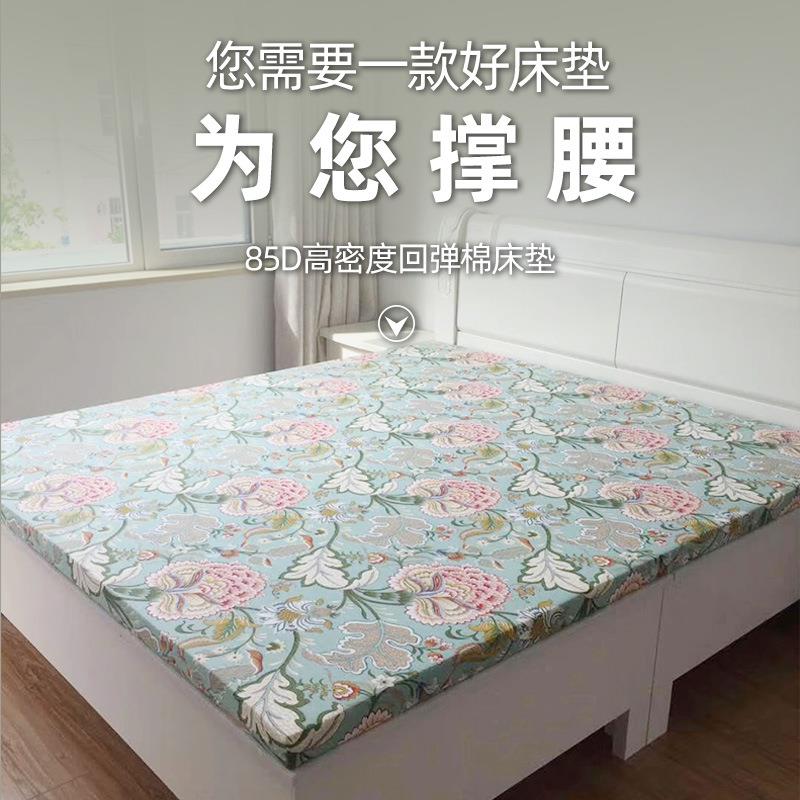 高65778122密度85D回弹棉床垫加硬厚加榻米垫飘窗垫榻生宿舍床学