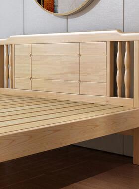 全实木床1.58.米双人床1.米人UYP主卧新中式床头软包12米单人成昌