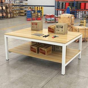 装 双配检验实 作642台层快递打包台包桌流水线操作台车间工厂工装