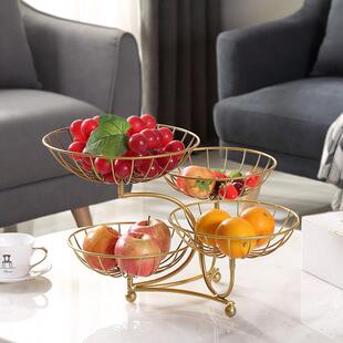 出果口水果盘高档上层次档多篮多功能洋气JYX2021-网红高颜值创意