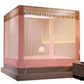 帐家用1.35x1.9m儿防摔1蚊.5x1童F5M7J8S9.9蒙古包2米x2米大m床蚊