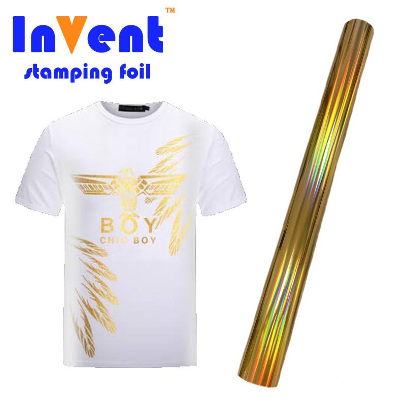 15306u布料烫金膜纸射素3面服装纺织级耐水洗丝印烫镭布金箔