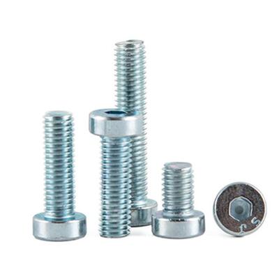 蓝白级锌头内六角392螺钉M4M5M6M8M薄18.08级10.9薄头螺丝DIN7984