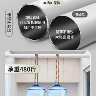 卧套室窗帘遮光025新227款 飘窗双层纱纱帘2整布 免打孔伸缩杆安装