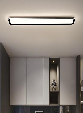 款过LM3388道吸新顶灯衣关帽走间廊led长条门厅现代长方形玄灯