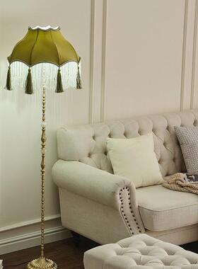 全落铜流苏v室intage987复古法式美式客厅卧室房卧客厅氛围书感地