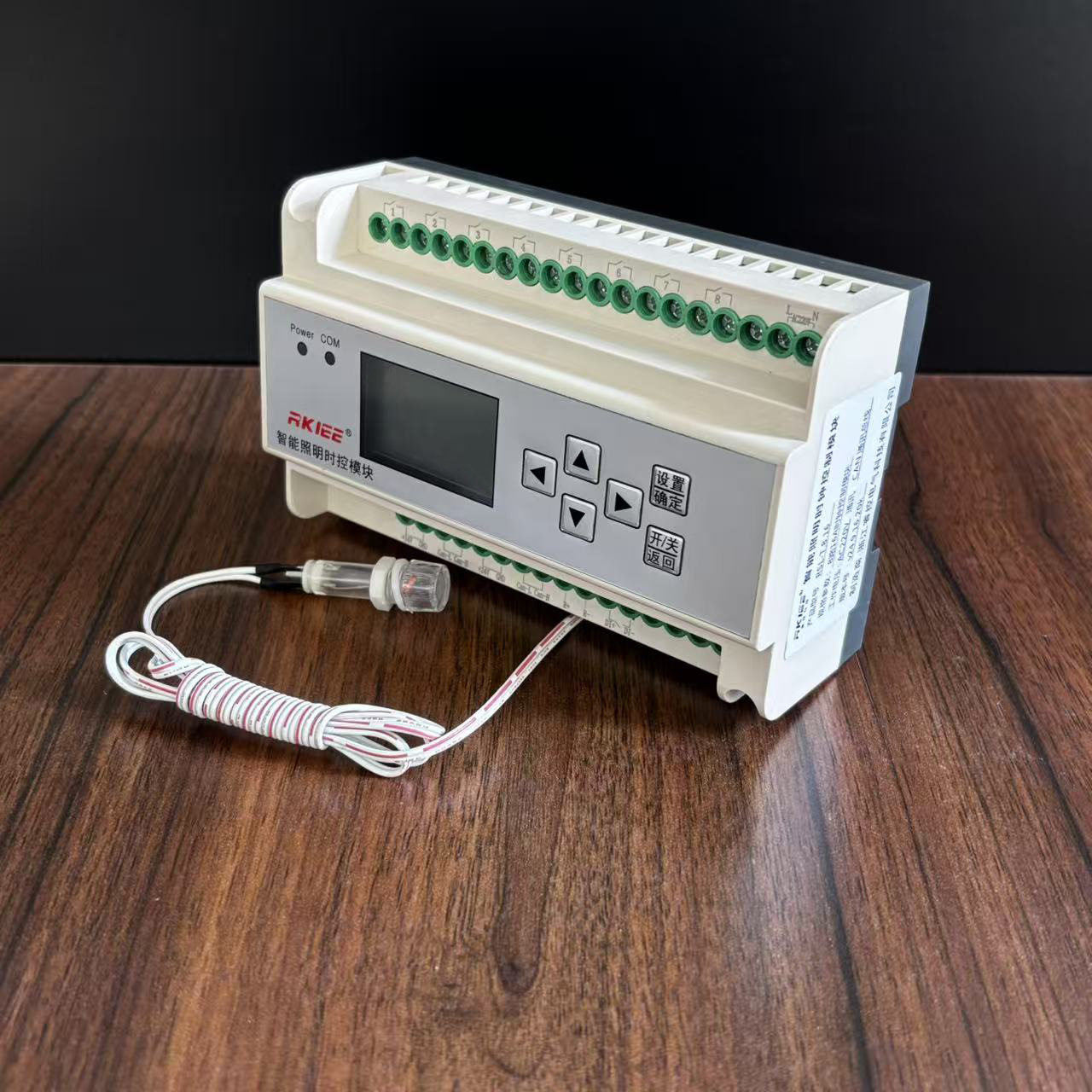 厂家直销AC220V+DC24V双电源供电智能时控光控模块