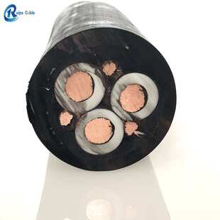 TPU/PUR聚氨酯地下铲运机卷筒电缆3X25巷道凿岩台车电缆线