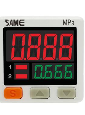 SAE数显压开关控制器正负压表RUH数电字式气M压表NPN电压流力模拟