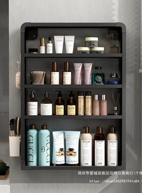 卫生间置墙物架上打免PKT孔壁挂式所浴室洗手间洗漱台多功能厕收