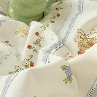 202新款红棉床上四件网套10罩05被套床单被学生宿舍三件NNF套4