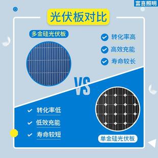 外三照面广能角太阳路灯户道路灯led505TVR4灯珠大功率明灯庭院灯