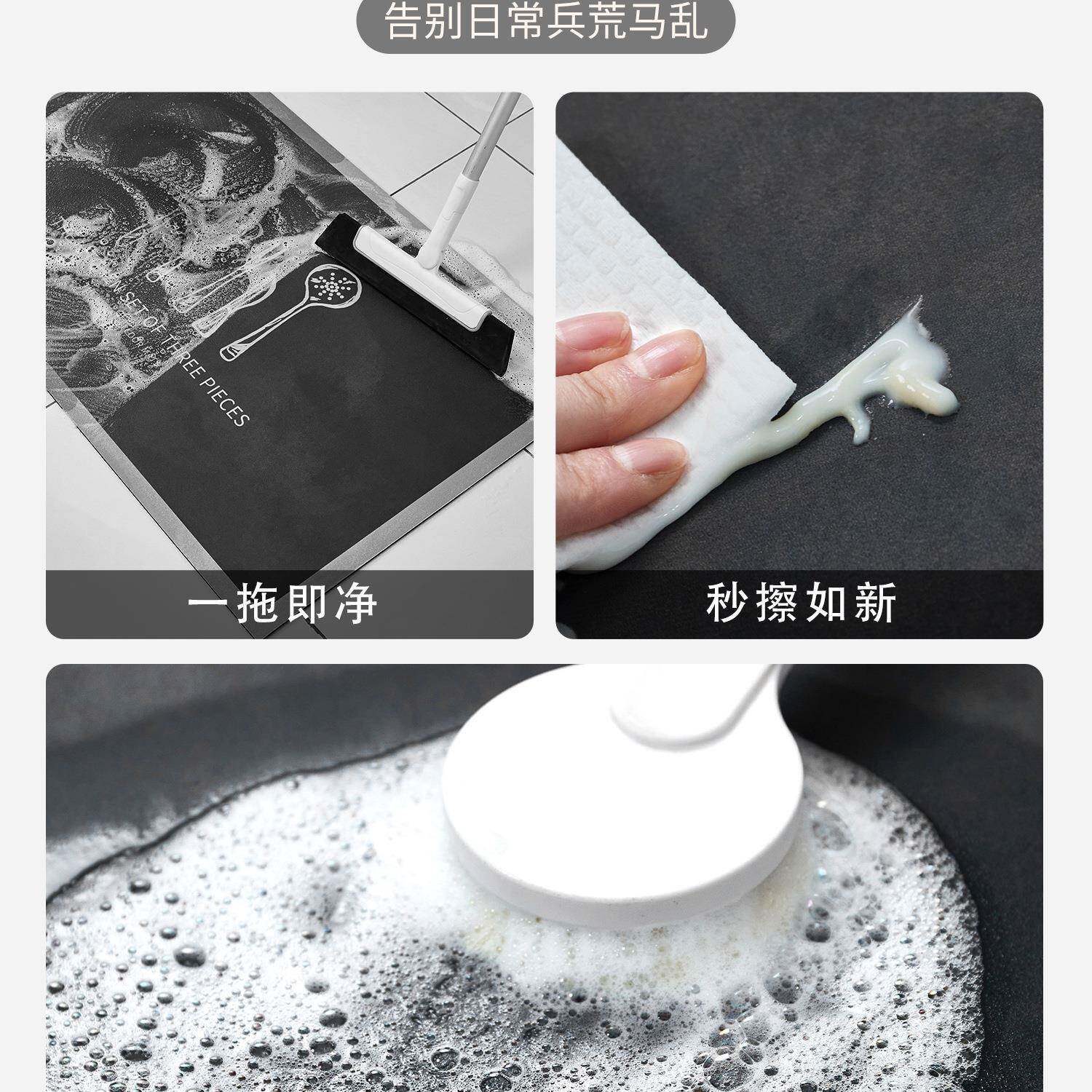 厨房地垫202款地F98T7J68垫硅藻泥L型毯吸水垫防滑5吸油可新擦洗