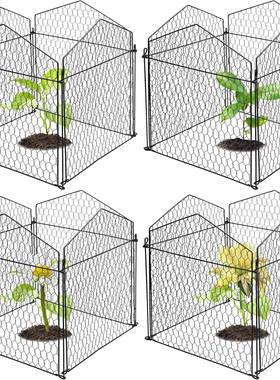 动物金属植物笼保护装置圆48258钟植物保进护罩防止形动物形入