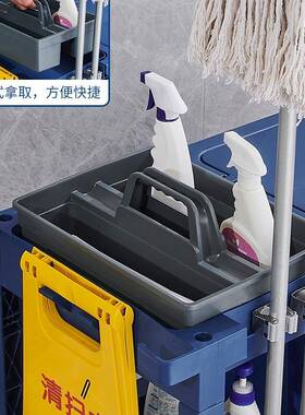 保洁手扫推车多功洁客房清工具车酒店物业户外打卫生92199能垃圾