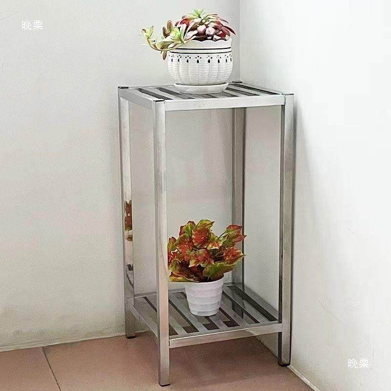 锈钢花201架户外庭院绿植植间物不简约省空阳台摆放架花盆架地落