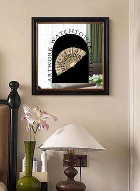 梳法式复古客厅摆画装饰画小众艺术玄关桌B-504面欧式餐厅妆台镜