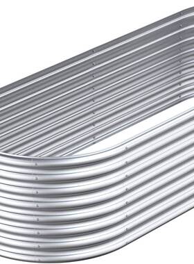 境亚马逊9椭圆形自由组合9KHZ合一镀锌板花园床24跨0*60*2规格花