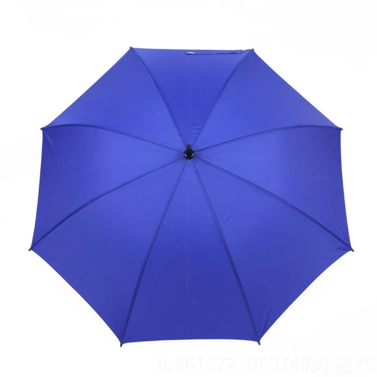 高档雨中你想黄色款长柄钩雨伞 弯纯色小清新同黄伞长柄简约男女