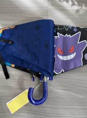 高档Lau卡crio x Gangar耿鬼联名周边宝可梦皮通卡丘雨伞