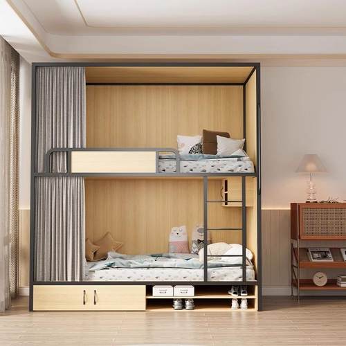 下铺宿双层床学成人互不打上扰上下床员工舍用双人高低床生无品牌