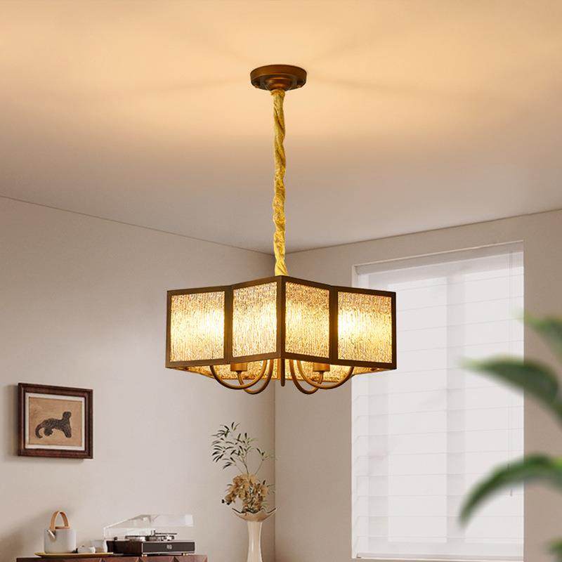 中轻古风奢简536约卧室餐厅吊灯美式复古廊客厅民宿酒店走道过楼,家装灯饰光源,智能吊灯,淘宝优惠券,粉丝福利购,淘宝优惠卷