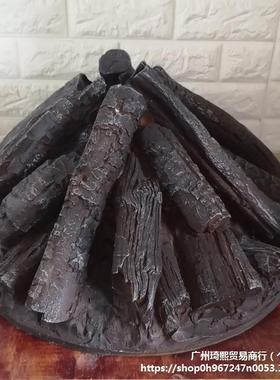 仿真木火炉壁炉火焰灯酒火吧装饰摆件假火柴篝火炭ALali-81灯苗专