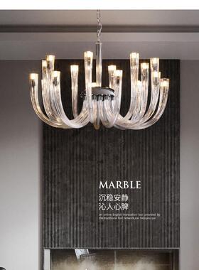 餐奢后现轻创代意吊灯2025新款个性奢华大气简约客厅ZB556542灯厅