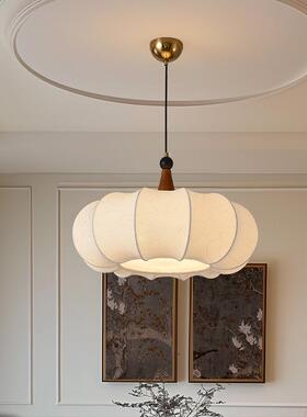 式复古卧室吊灯布南艺花纹中10884古餐厅洋实木温法馨主房卧室间