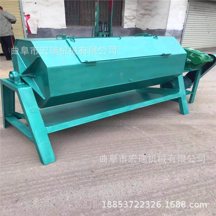 干KMS冲压件毛去刺研磨光饰机车零件除锈汽六角滚筒抛光机磨机