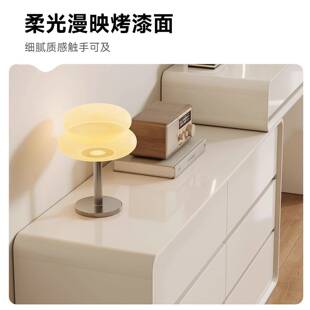 云瓷实木梳台斗柜一体化妆妆卧室现桌代简约2025新款尾收纳DVS柜