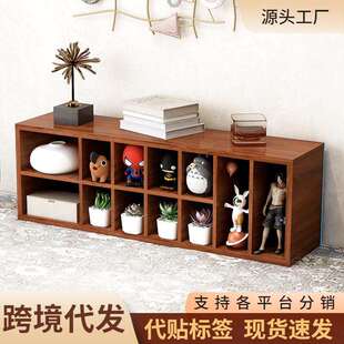 实木博古架挂墙木质多宝格茶桌置物架茶壶茶具杯子摆件收纳格子架