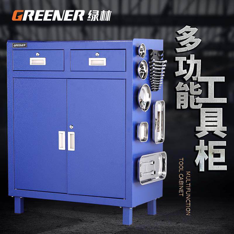 绿林工具车汽修车间用移动小推车多功能抽屉式重型工具柜子铁皮柜