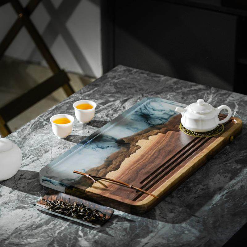 茶盘家用排水式小茶盘茶具办公室简约黑檀木小型茶海茶台实木茶盘,模玩/动漫/周边/娃圈三坑/桌游,模型制作工具/辅料耗材,淘宝优惠券,粉丝福利购,淘宝优惠卷