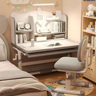 儿童学习桌小学生家用写字书桌写作业课桌椅套装可升降桌子