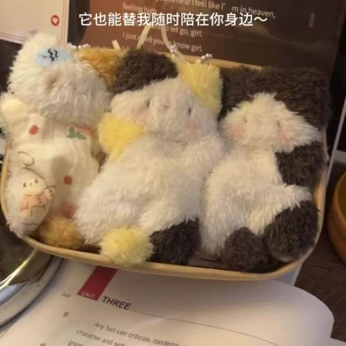 猫咪玩偶可爱三花猫小鱼小猫挂件