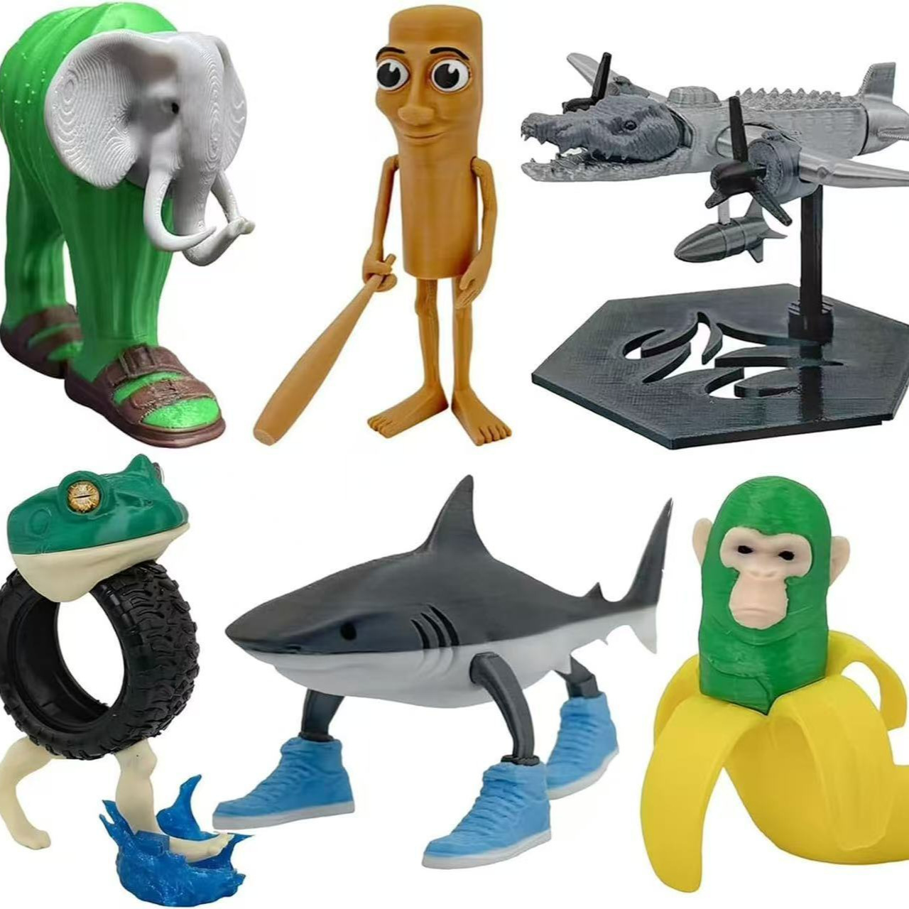 意大利木棍人手办山海经恶搞创意