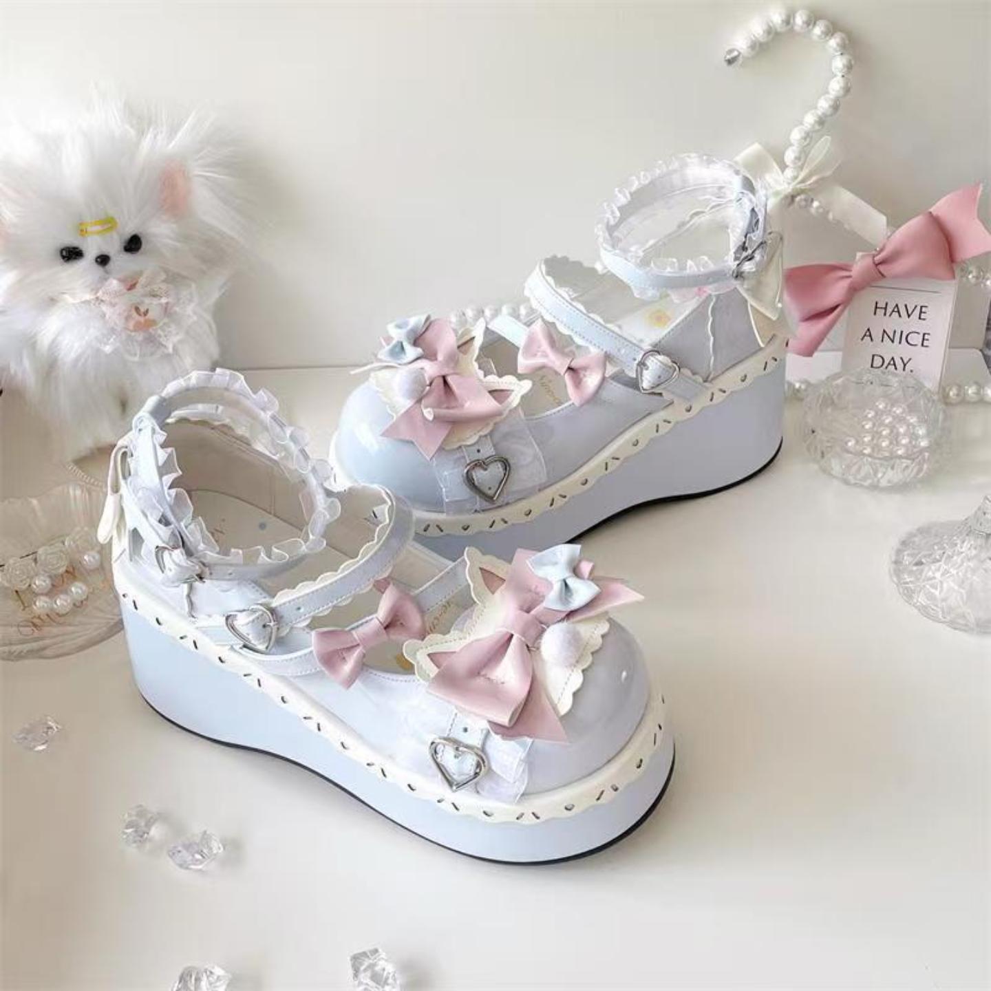 学院风小皮鞋女配裙子圆头可爱