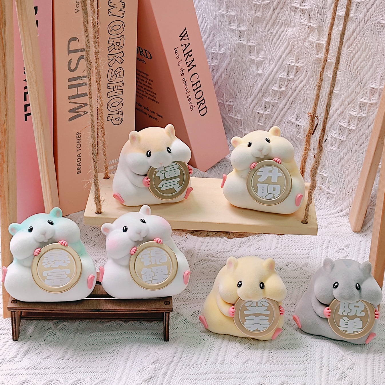 正版仓鼠克拉克系列扭蛋盲盒新款