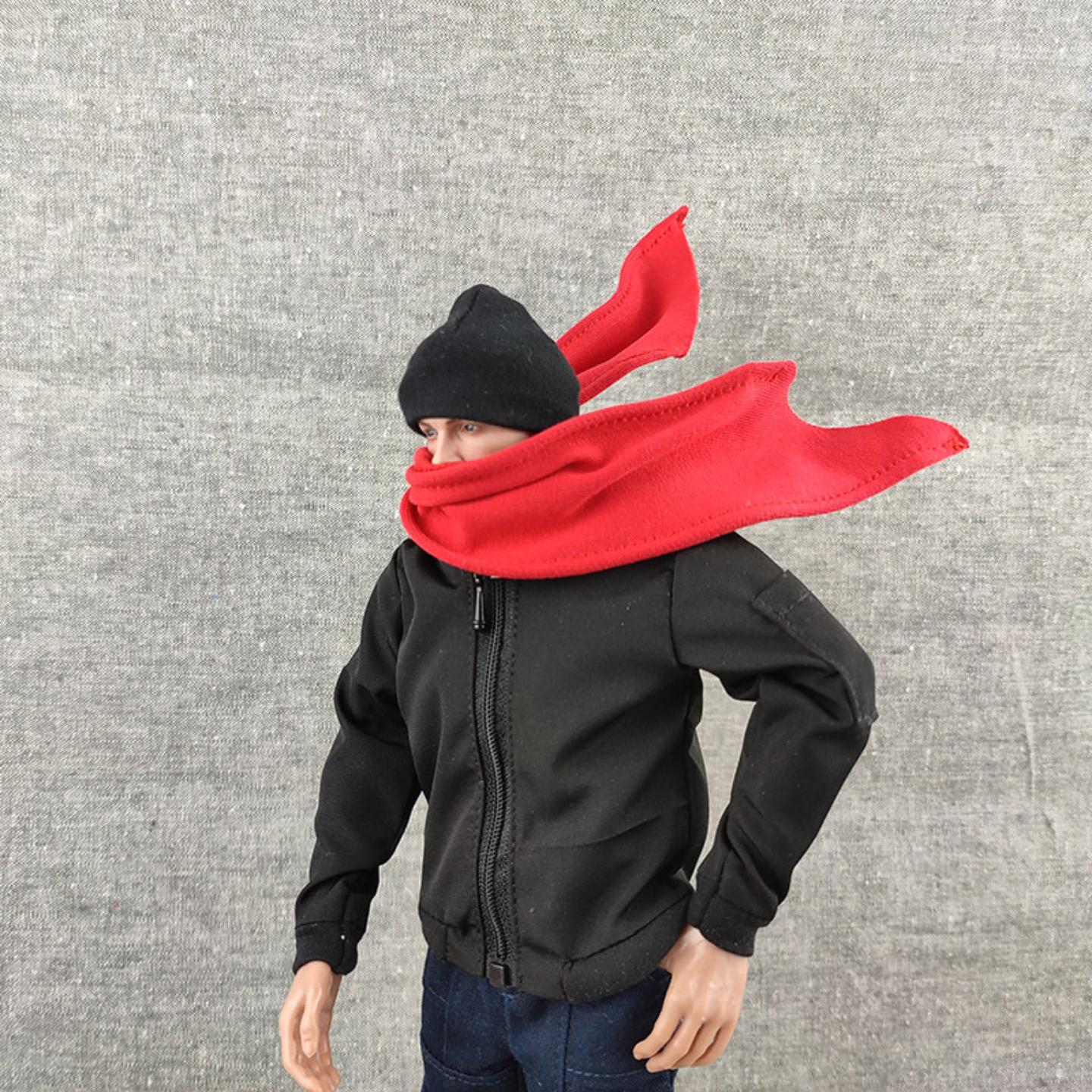 兵人模型造型围巾厘米娃娃围脖/