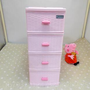 高档首粉饰盒饰品盒儿童KT号大发整饰收纳盒公主女孩桌面竹编抽屉